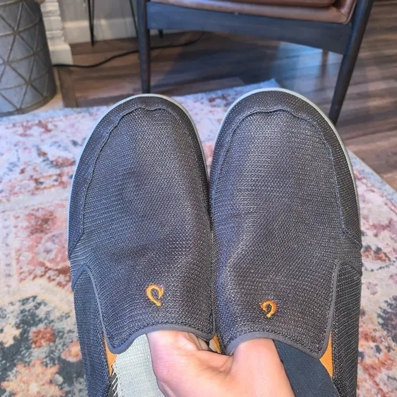 Olukai Ohea Mesh Gray Slip On Fold Down Water Sneakers Size 13