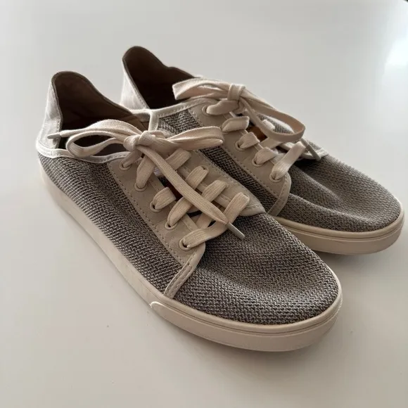 OluKai Pehuea Li-Sneakers-Slip on-Casual-Tapa-Women’s Size 8