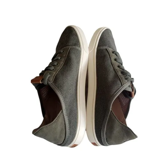 OluKai Pehuea Li Taupe Lace Up Sneakers Shoes Olive Green Women's Size 9.5