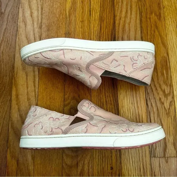 OLUKAI Pehuea Humu Lau Slip On Pink Sneakers Women’s Sz 7.5