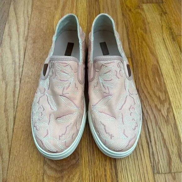 OLUKAI Pehuea Humu Lau Slip On Pink Sneakers Women’s Sz 7.5