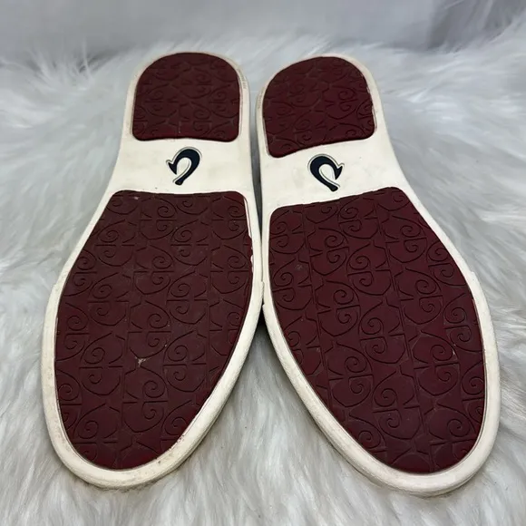 OluKai Pehuena Magenta Slip-On Sneakers Sz 8