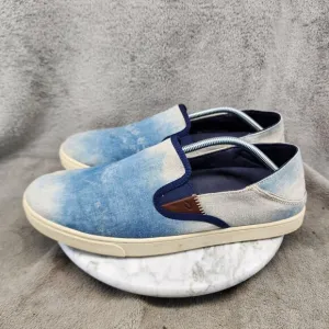 Olukai Shoes Mens Size 14 Blue Slip On Sneakers *GUC*