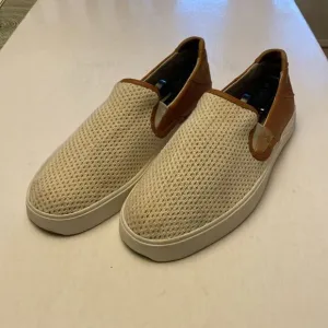 OLUKAI Men’s Lae’ ahi Kapa Slip On Sneakers Size 10.5