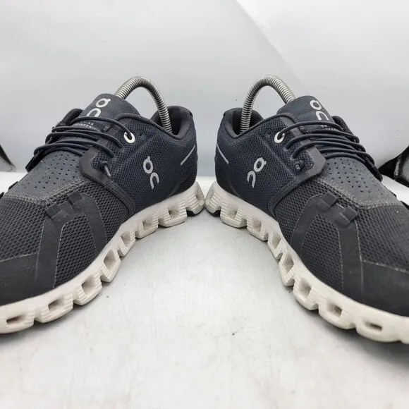 On Cloud 5 Womens 8 Black Shoes Athletic Outdoors Walking Lightweight Running