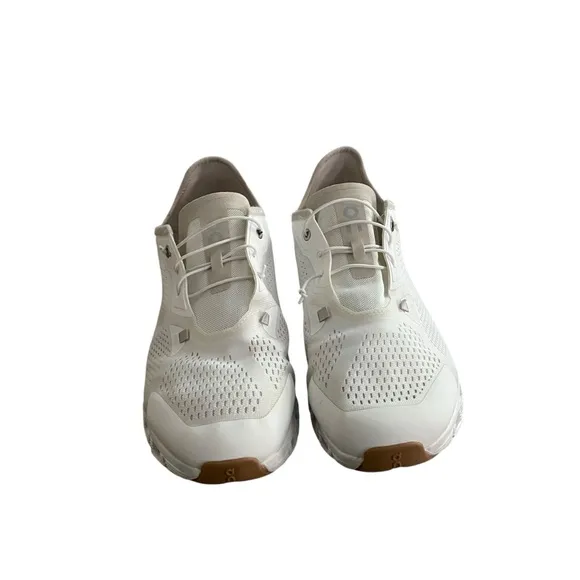On Running Cloud 5 White and Pearl Man Sneakers Size 12
