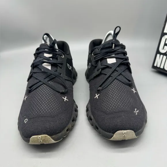 ON Running Cloud X 3 Black Size 8 Women Running Shoes 60.98705