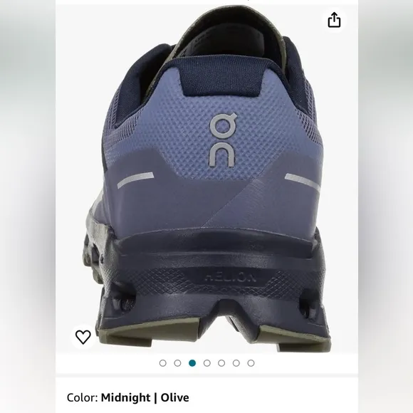 On Running CloudvistaMidnight/Olive- men size 11 NEW