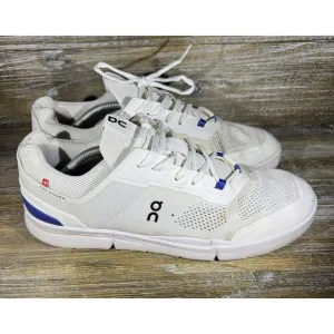 On The Roger Federer Spin Casual White Blue OC Sneakers Men's Size 12.5