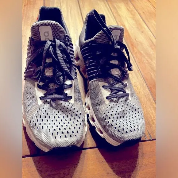 On Running CLOUDSWIFT Gray and White Sneakers; Women’s size 8.5