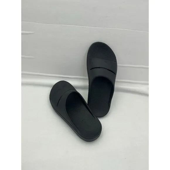Oofos Ooahh Slide Sandals Men's Size 9 Black