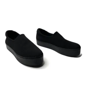 Opening Ceremony Black Platform Slip-On Sneakers size 5