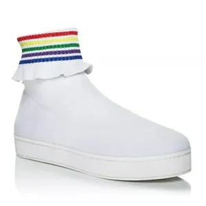 Opening Ceremony Women's Bobby Ruffled Sock Slip-On Sneakers Size 36 (MSRP $250)