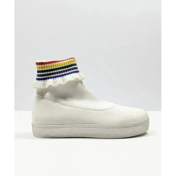 Opening Ceremony Women's Bobby Ruffled Sock Slip-On Sneakers Size 36 (MSRP $250)