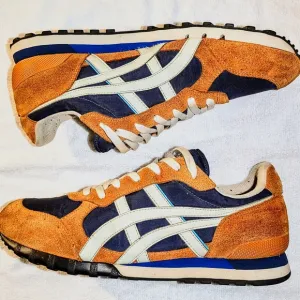 Orange and Blue Athletic Sneakers
