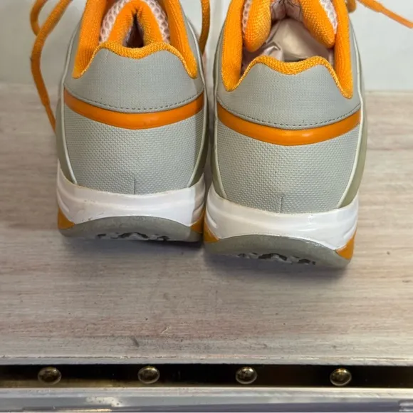 Orange and Gray Athletic Sneakers by MBT LOOK GREAT SUPER DEAL SIZE 7.5