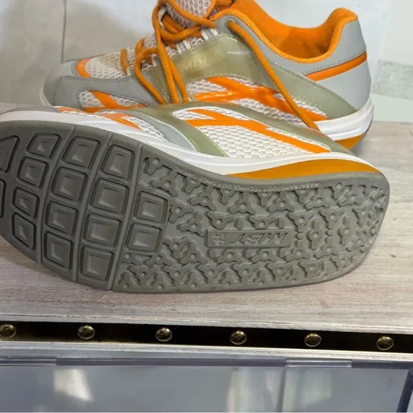 Orange and Gray Athletic Sneakers by MBT LOOK GREAT SUPER DEAL SIZE 7.5