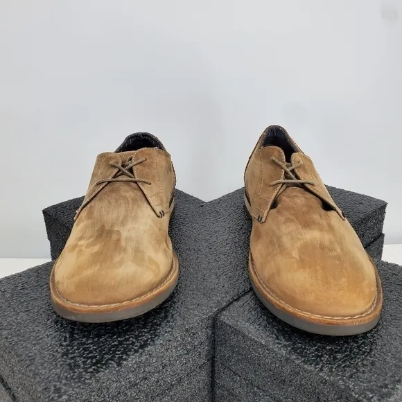 Original Penguin Wade Oxford Men Dress Shoes Size 13 Tan Brown