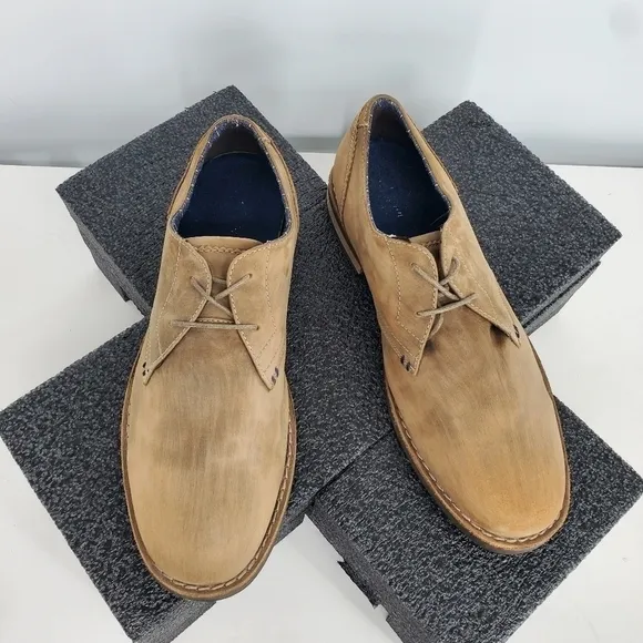 Original Penguin Wade Oxford Men Dress Shoes Size 13 Tan Brown