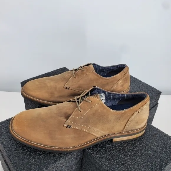 Original Penguin Wade Oxford Men Dress Shoes Size 13 Tan Brown