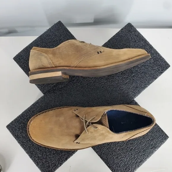 Original Penguin Wade Oxford Men Dress Shoes Size 13 Tan Brown