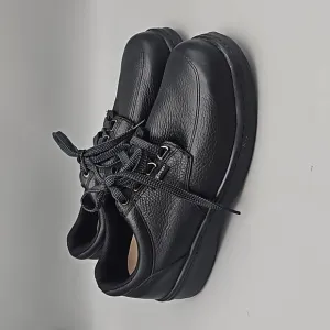 Orthofeet Avery Island Mens Black Leather  Comfortable Casual/ Dress Shoe 10.5 W