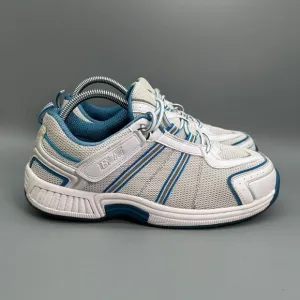 OrthoFeet BioFit Tahoe 910 Women's 9.5 D White Athletic Sneakers Lace Up Low Top