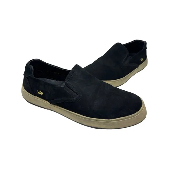 Osklen Mens Bossanova Nobuck Black Sneakers sz 42 US 8