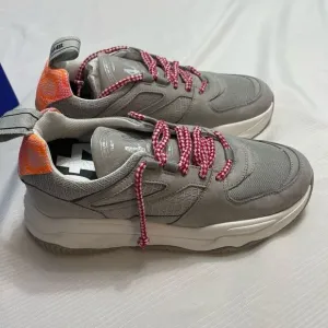 P448 S22 Luke-W Shabby Sneakers Size 38 Women Made in Italy Gray Shoes w/Box New