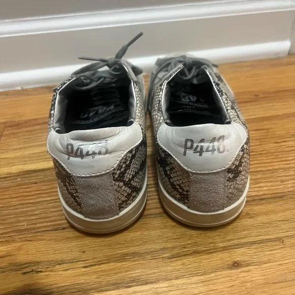 P448 Snake Low-Top Sneakers (Size 7.5)