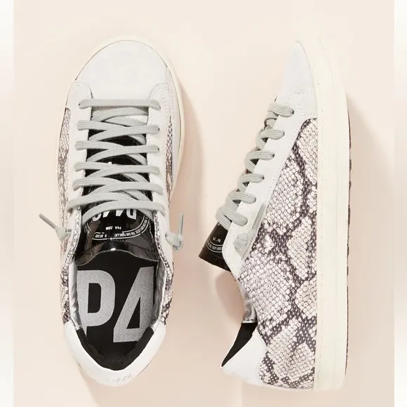 P448 Snake Low-Top Sneakers (Size 7.5)