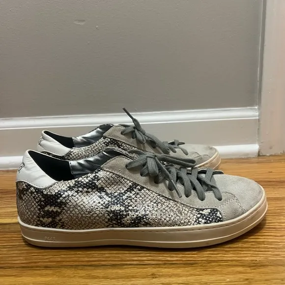 P448 Snake Low-Top Sneakers (Size 7.5)
