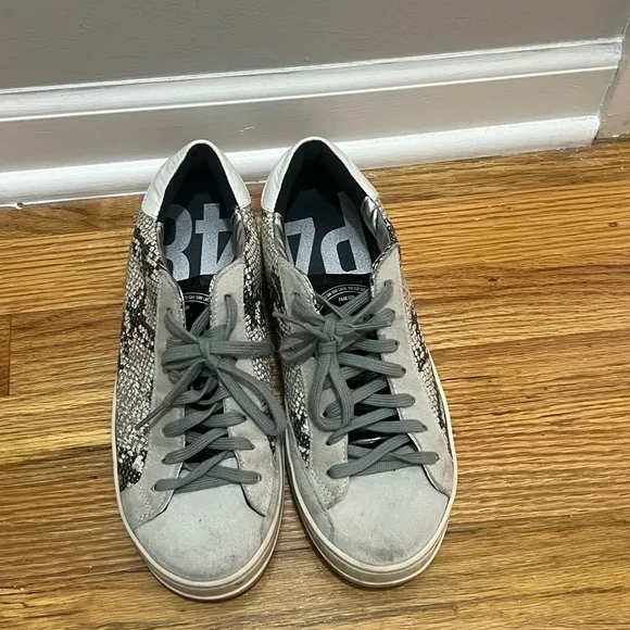 P448 Snake Low-Top Sneakers (Size 7.5)