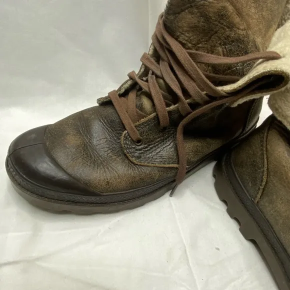 Palladium Brown Leather Boots men size 11