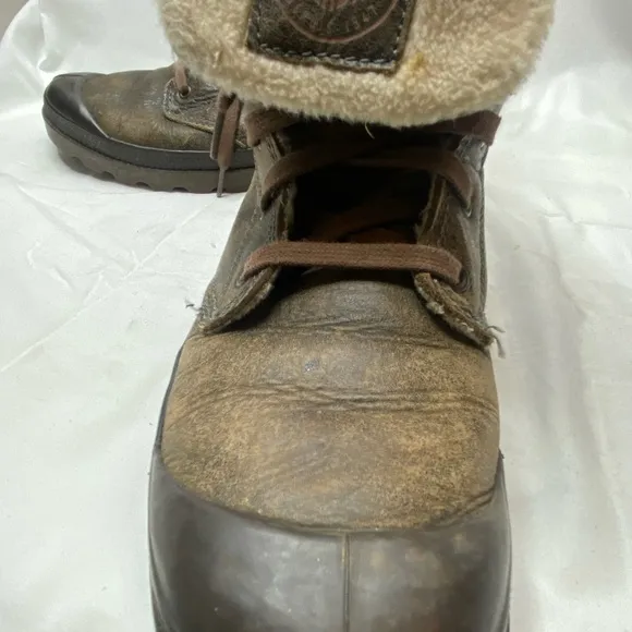 Palladium Brown Leather Boots men size 11