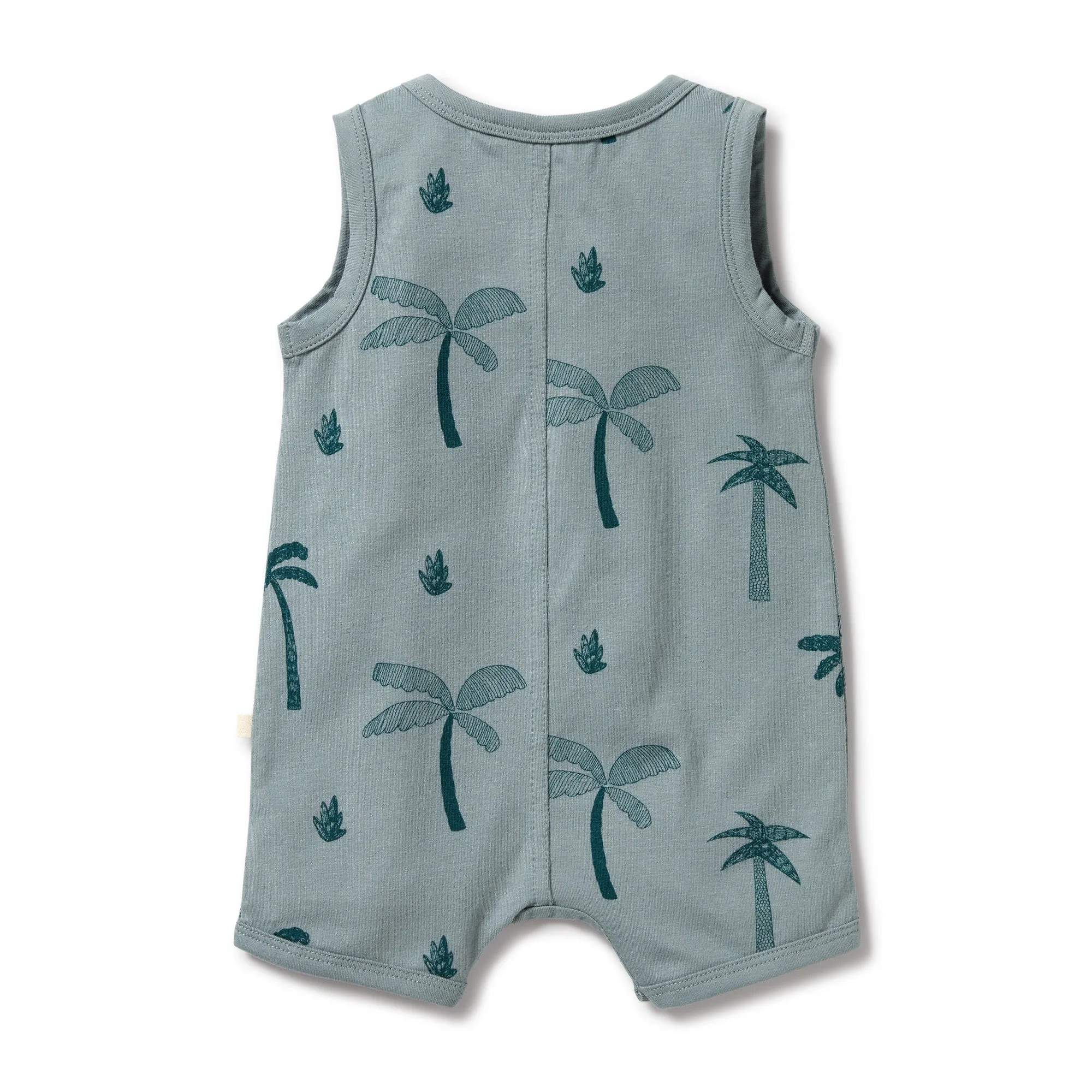 PALM DAYS HENLEY GROWSUIT