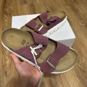 PAPILLIO by BIRKENSTOCK Arizona chunky leather sandals shoes women’s eur 38 new