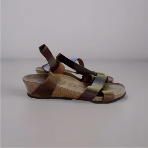 Papillio by Birkenstock Lola Ankle Strap Sandals Brown Size 37