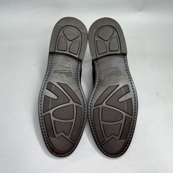 Paraboot Cousu Derby Men's Size 8.5 Brown Leather Wing Tip Goodyear Dress Shoes