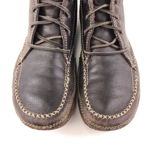 Patagonia Skywalk Brown Leather Moccasin Boots 8.5