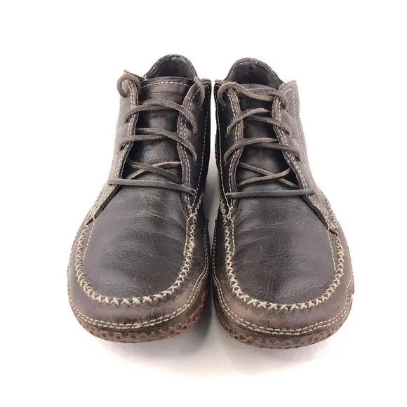 Patagonia Skywalk Brown Leather Moccasin Boots 8.5