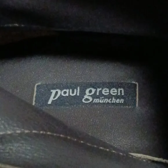 Paul green kendra tall buckle brown leather calf boots
