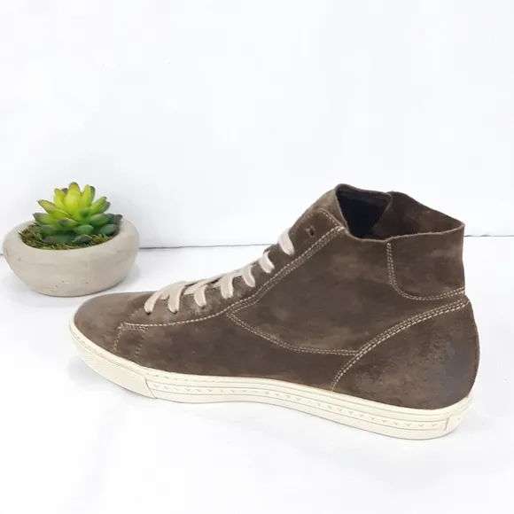 PAUL GREEN SUPER SOFT SUEDE HIGH TOP SNEAKERS