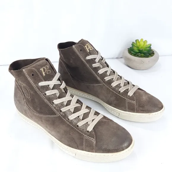 PAUL GREEN SUPER SOFT SUEDE HIGH TOP SNEAKERS