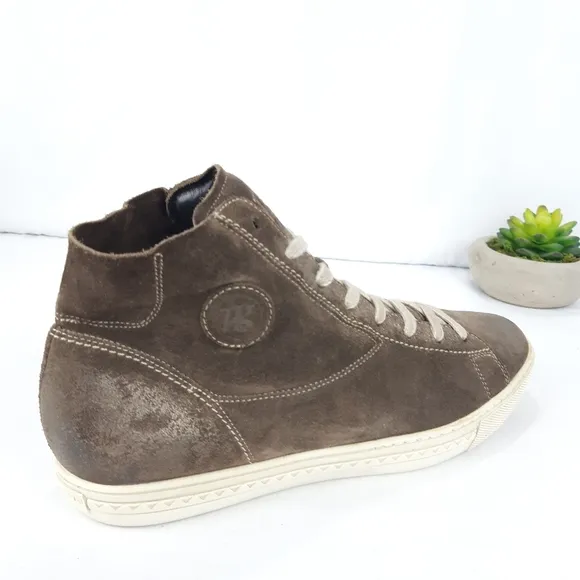 PAUL GREEN SUPER SOFT SUEDE HIGH TOP SNEAKERS