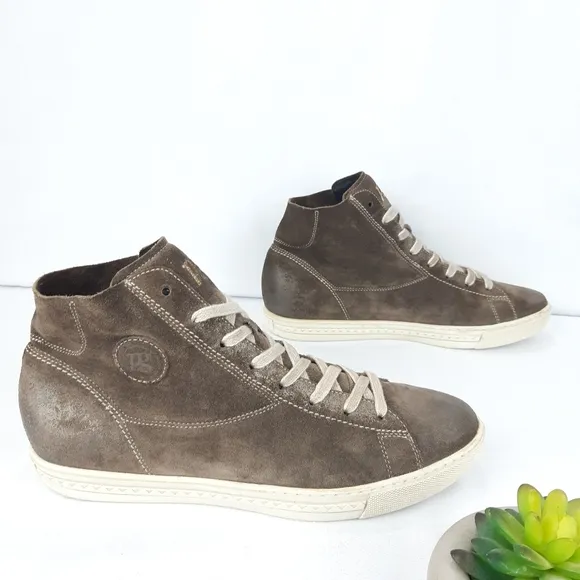 PAUL GREEN SUPER SOFT SUEDE HIGH TOP SNEAKERS