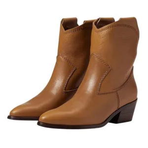 Pedro Garcia Womens Arkansas Boot EU 37 US 7 Tan Brown Leather Western NIB