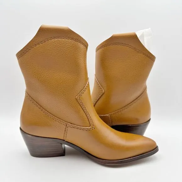 Pedro Garcia Womens Arkansas Boot EU 37 US 7 Tan Brown Leather Western NIB