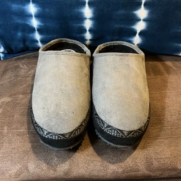 Pendleton Driveway Mule Slippers Shoes new grey Mens Size 9