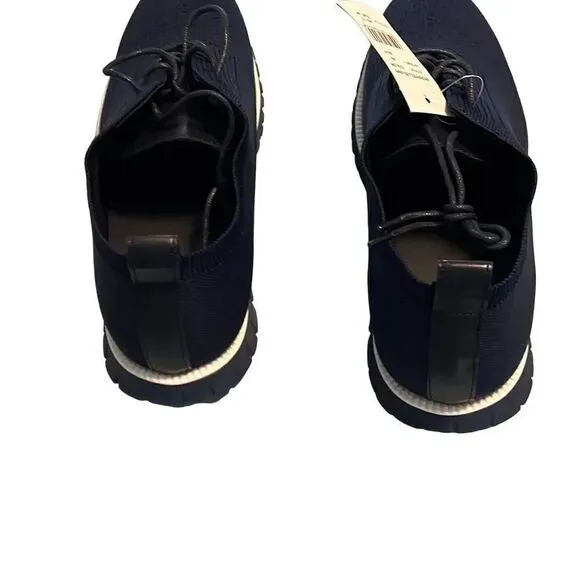 Perry Ellis LIGHTWEIGHT wingtip navy shoes for men. Size 11